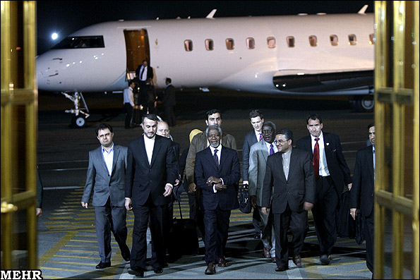 Kofi Anna visits Iran