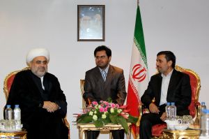 president AHMADINEJAD meets AZERBAIJANI Official